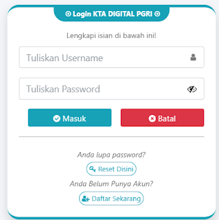 Register PGRI Biringkanaya - Persatuan Guru Republik Indonesia Cabang Biringkanaya